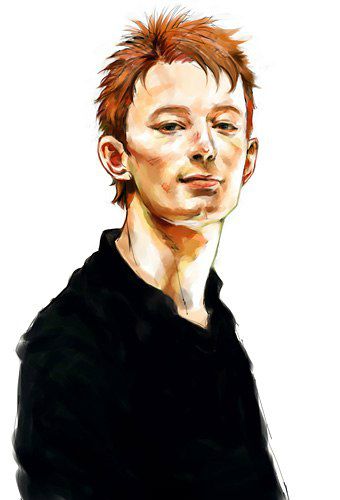 340x500 thom yorke art illustration musica