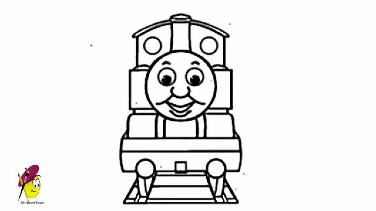 1280x720 How To Draw Thomas Step