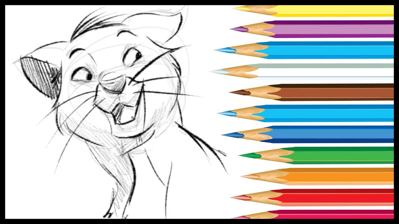 1280x720 How To Draw Thomas O'malley From The Aristocats