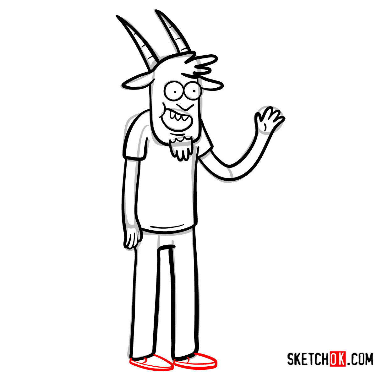 1200x1200 How To Draw Thomas Regular Show