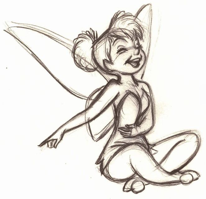 662x637 In This Drawing Tink Is In A Good Mood
