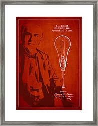195x250 Edison Bulb Framed Art Prints Fine Art America