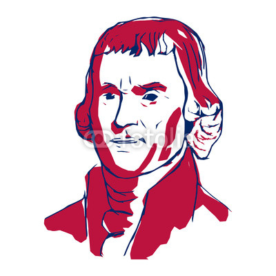 400x400 thomas jefferson, one of the authors of the declaration