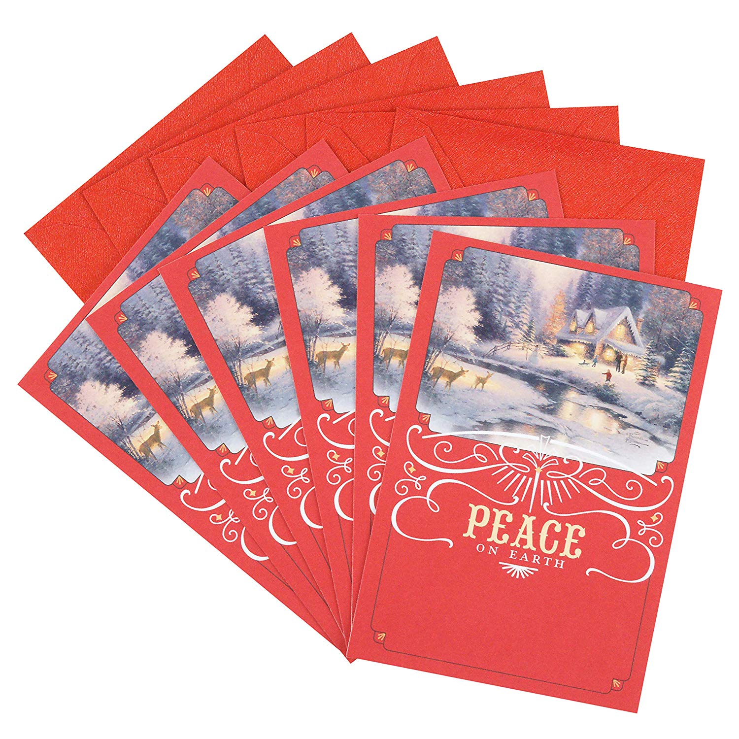 1500x1500 hallmark thomas kinkade christmas cards pack