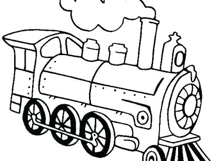 440x330 Train Color Pages Steam Train Coloring Pages Printable Thomas