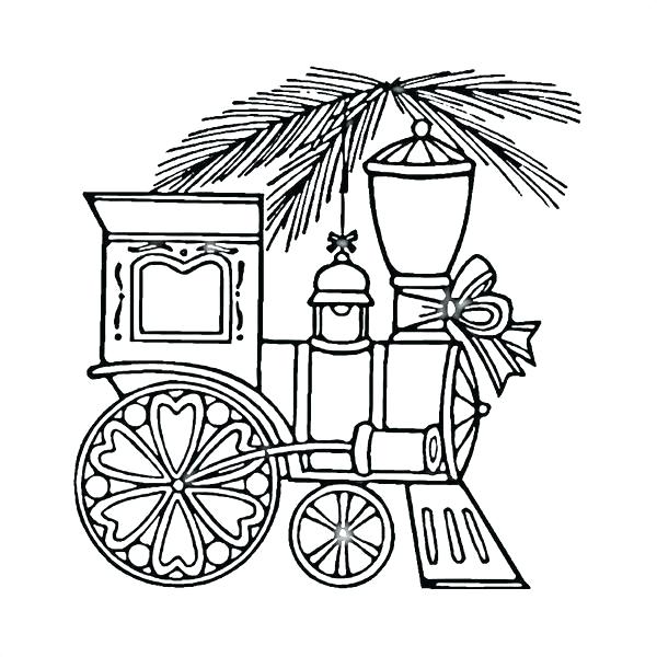 600x600 Train Coloring Pages S The Tank Engine Thomas Christmas Colouring