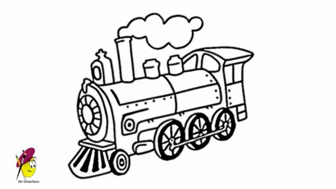 1084x610 Easy Drawing Of A Train Steam Christmas Step Thomas The Toy Bullet