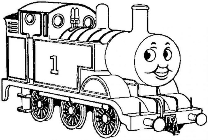 672x452 Coloring Pages Thomas The Train Coloring Pictures Image