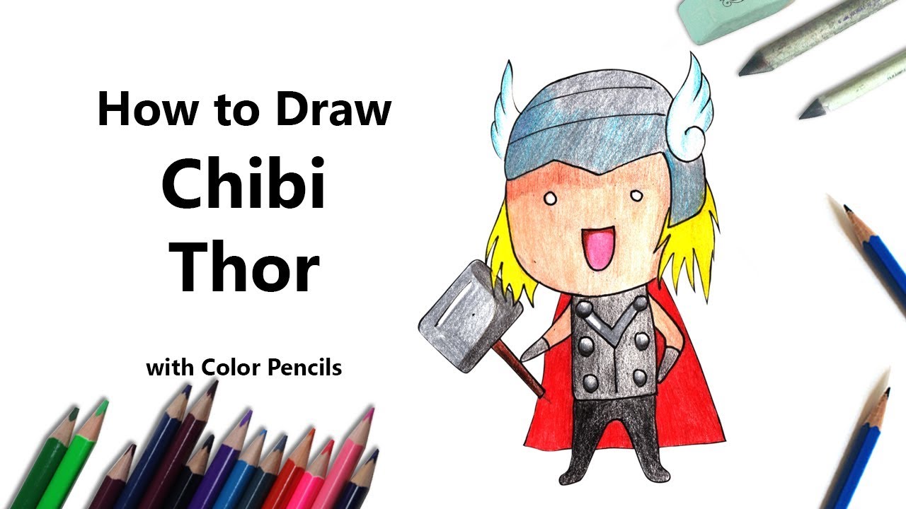 1280x720 How To Draw Chibi Thor Step