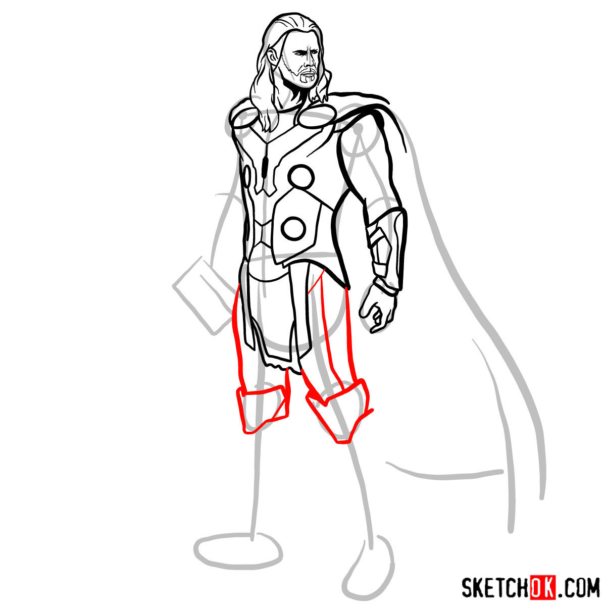 Thor Cartoon Drawing | Free download on ClipArtMag