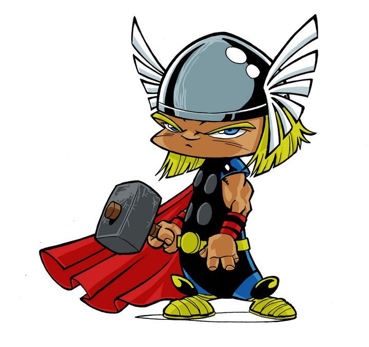 720x678 Marvel Avengers Thor, Dibujos