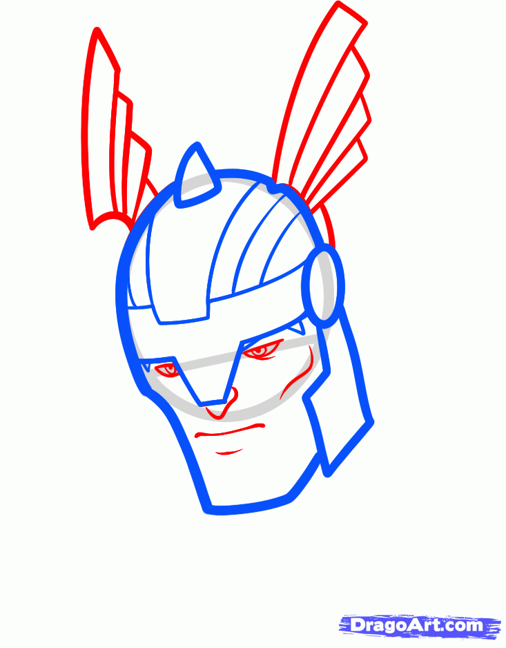 733x938 How To Draw Thor Easy, Step