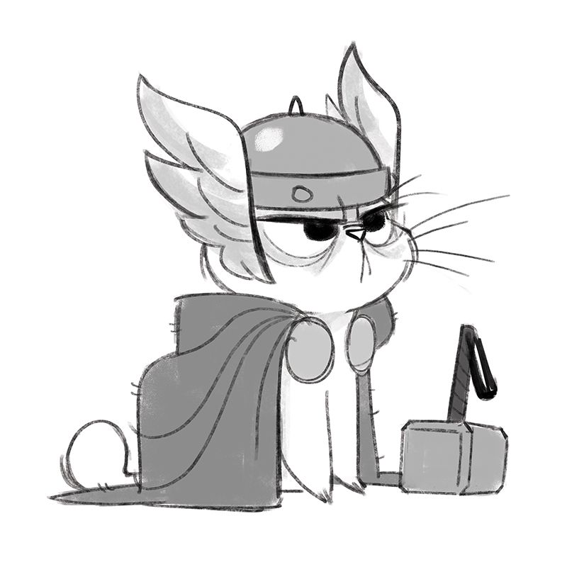 800x800 thor catwhile i'm on the comic con kick here is a thor kitty