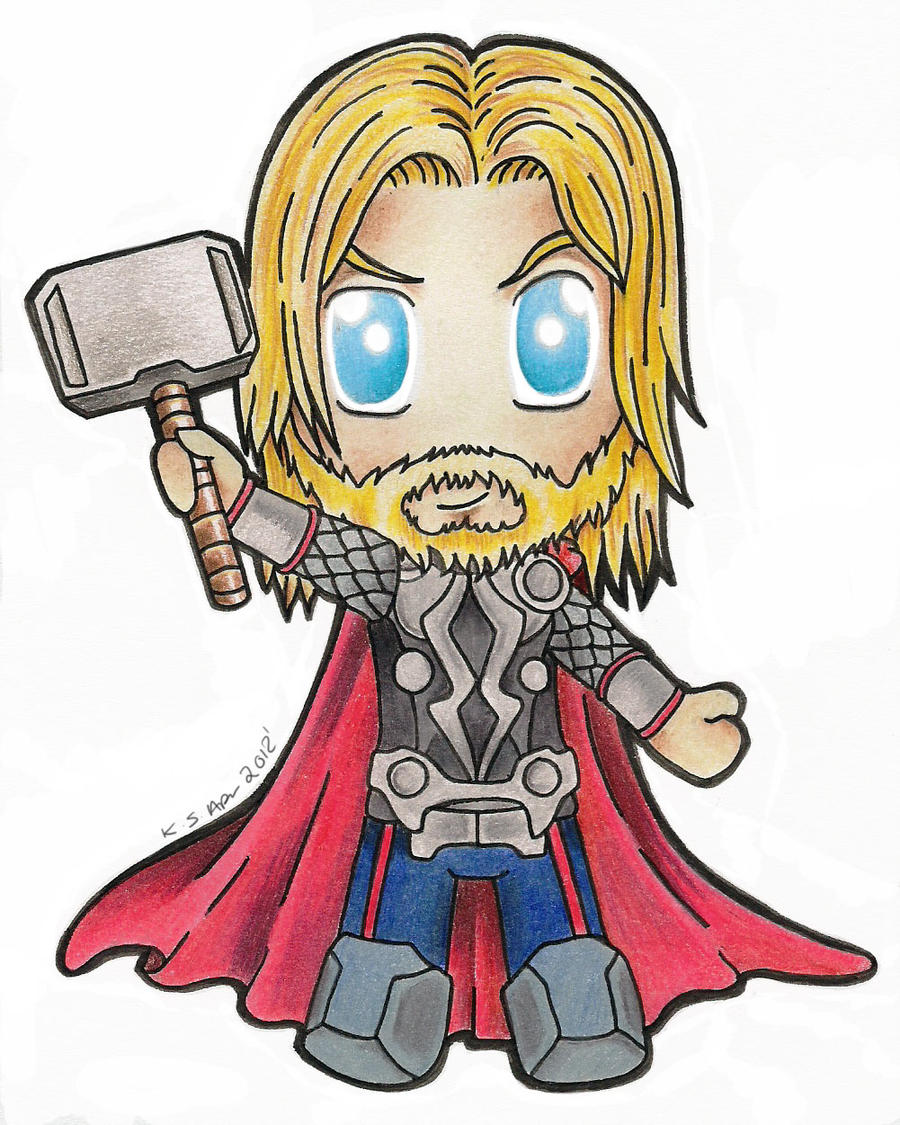 900x1125 Chibi Thor