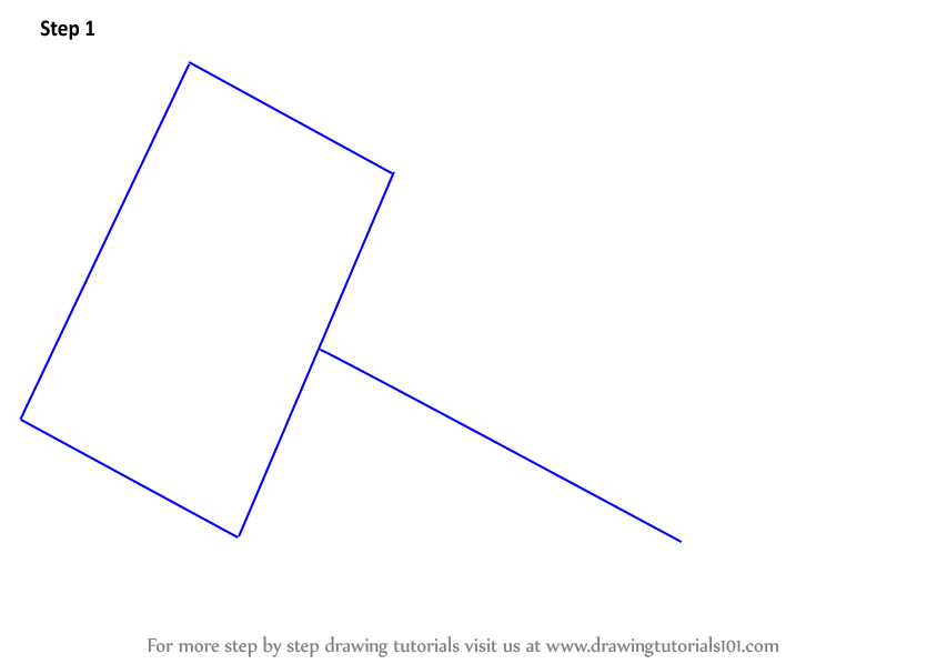 844x598 Learn How To Draw Thor's Hammer