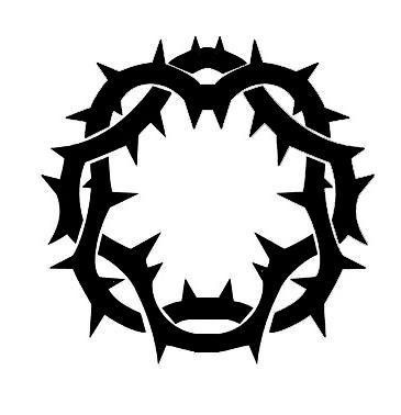 365x378 How To Draw A Crown Of Thorns Easy Step