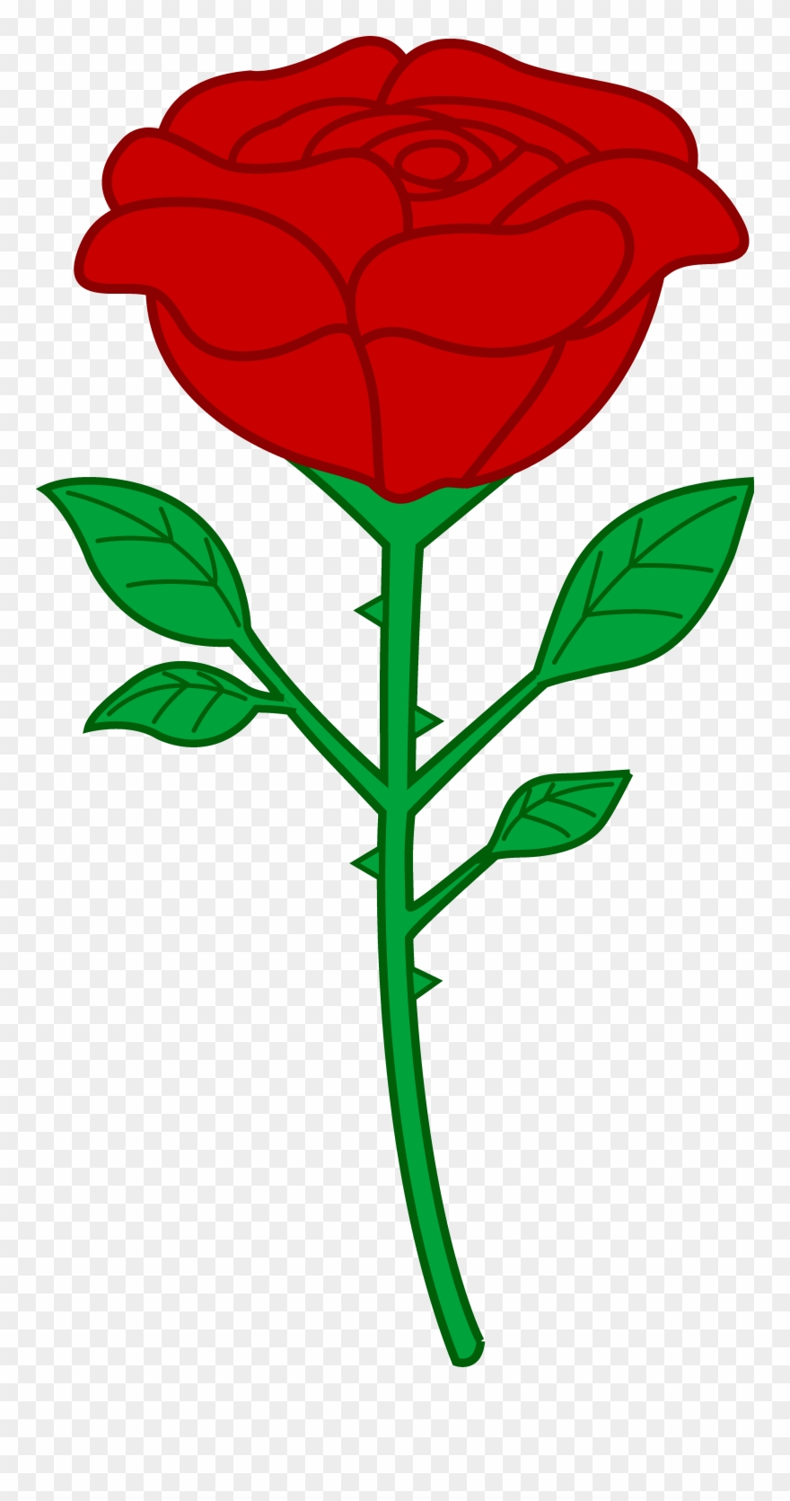 880x1671 Clip Art Roses With Thorns And Dead Vines