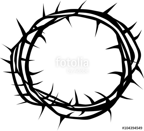 500x455 Crown Of Thorns Stock Image And Royalty Free Vector