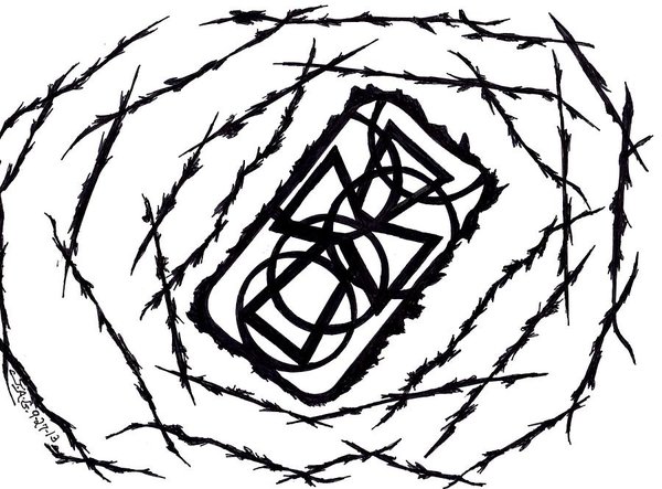 600x443 Thorns Drawings