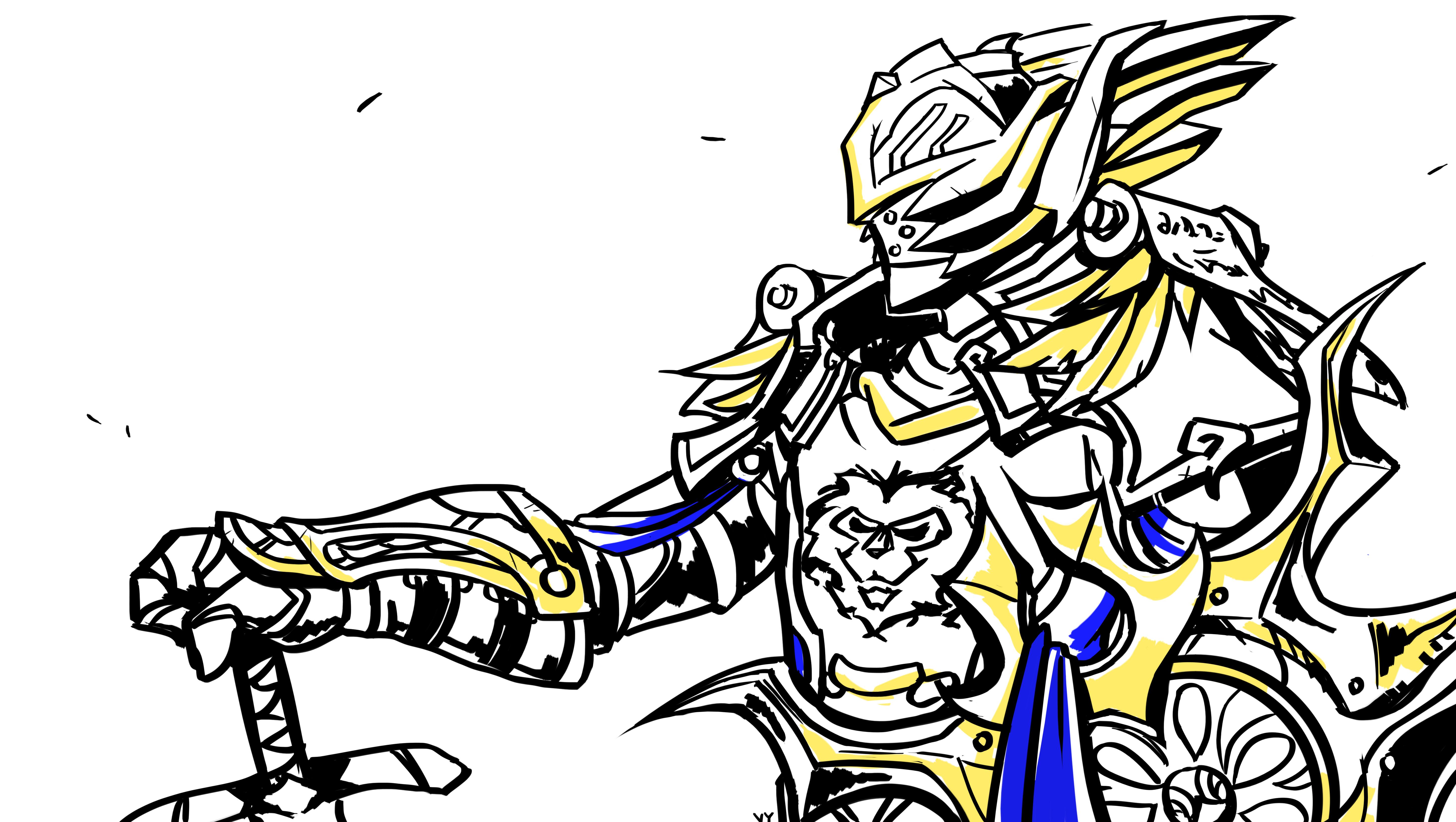 5843x3300 Commissioned My Sister To Draw My Pally, Thoughts Wow