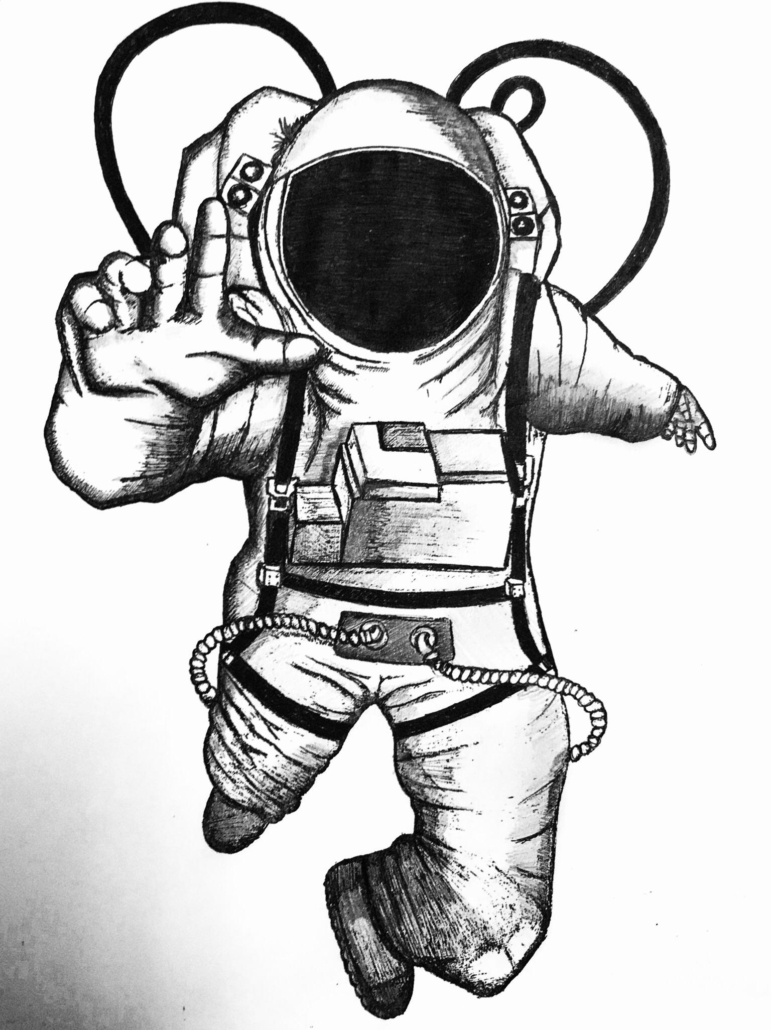1536x2052 Got To Doodle An Astronaut For A T Shirt Design! Thoughts Drawing