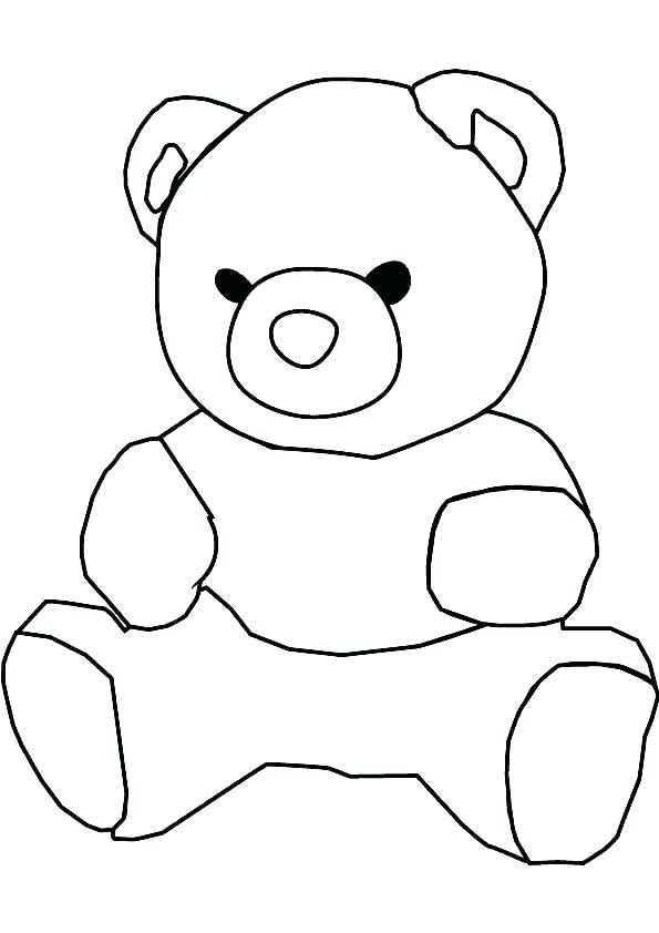 595x842 Teddy Bear Coloring