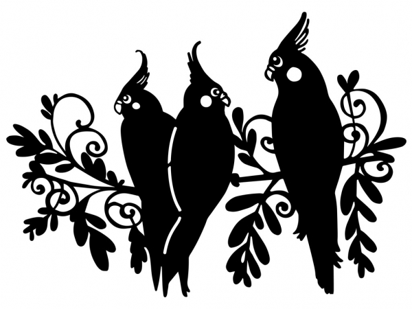 600x450 stencil marabu silhouette three birds vip office hobbyart