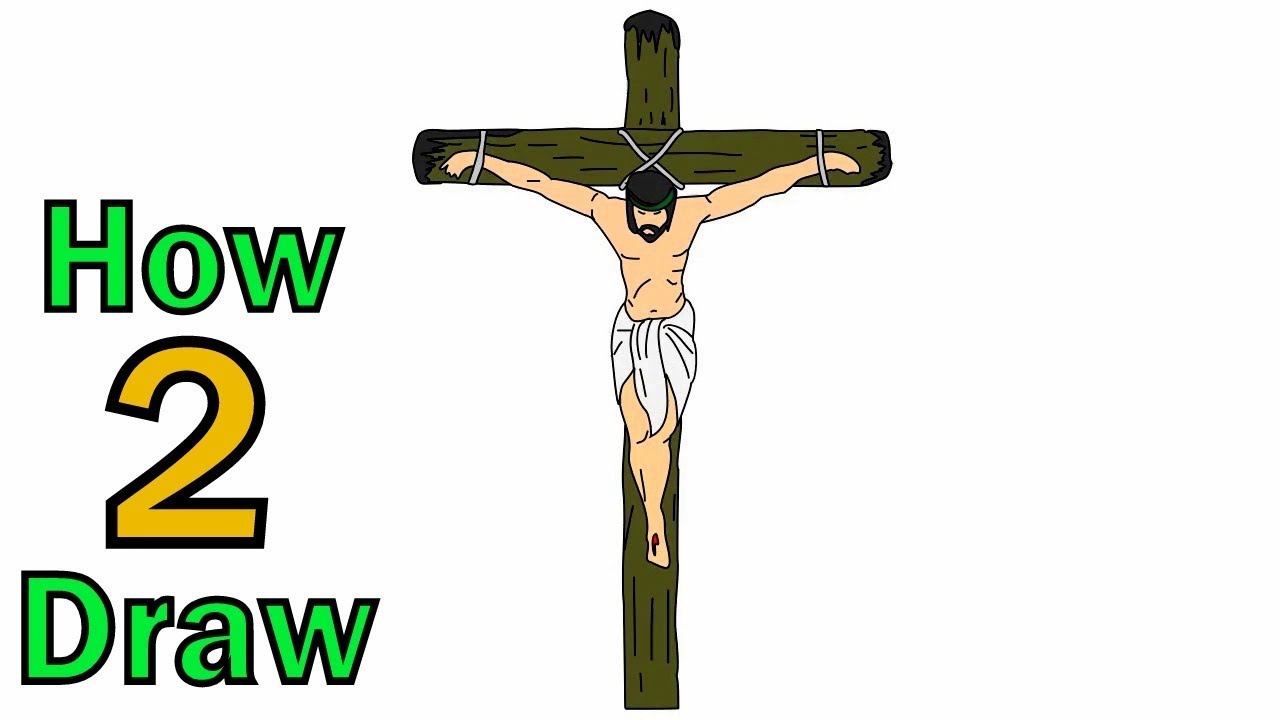 1280x720 How To Draw Jesus On Cross