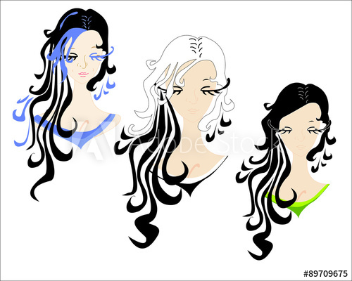 500x400 Three Girls With Dark Hair
