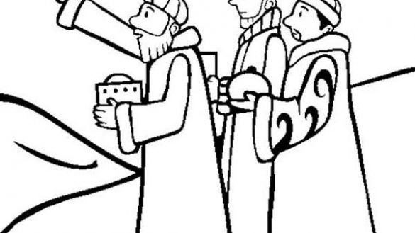 585x329 Three Kings Day Coloring Pages Motivate D A De Reyes Traditions