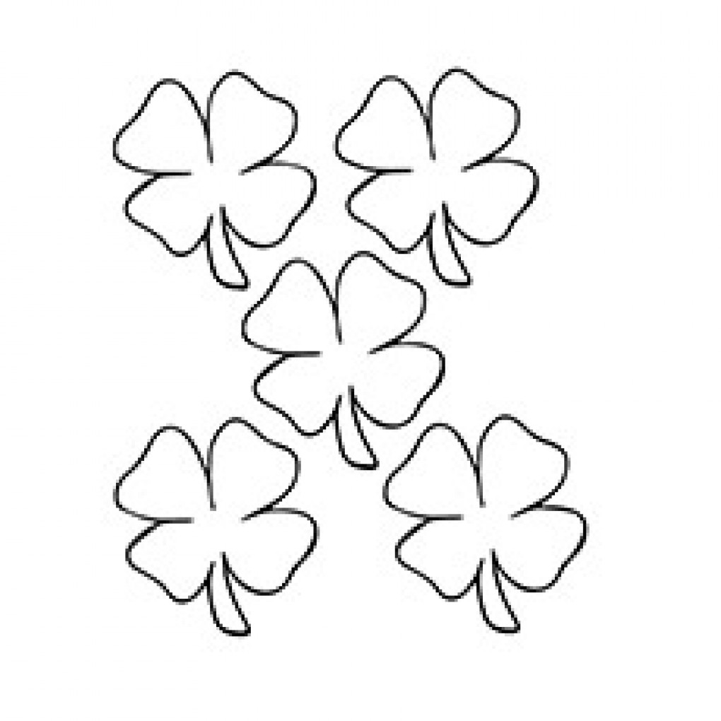 Three Leaf Clover Drawing