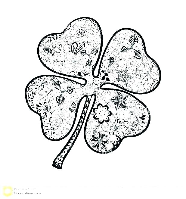 Three Leaf Clover Drawing | Free download on ClipArtMag