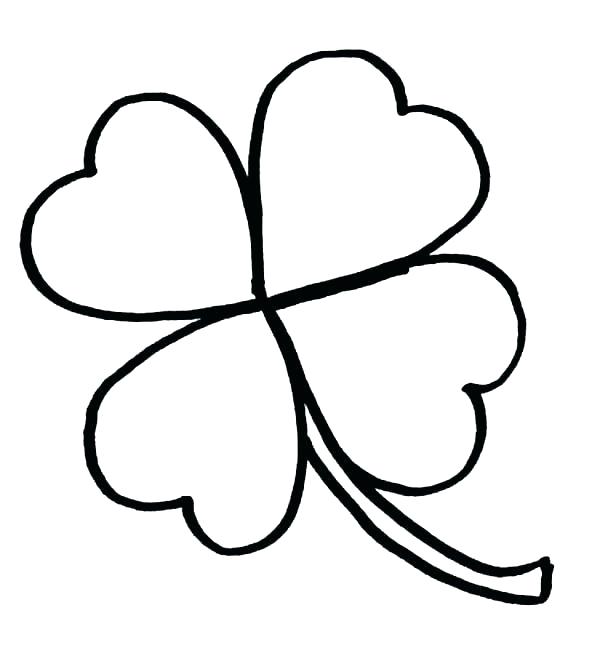 600x661 Four Leaf Clover Color