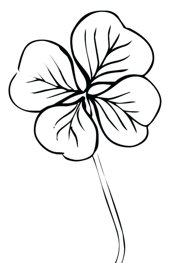 601x850 Three Leaf Clover Template