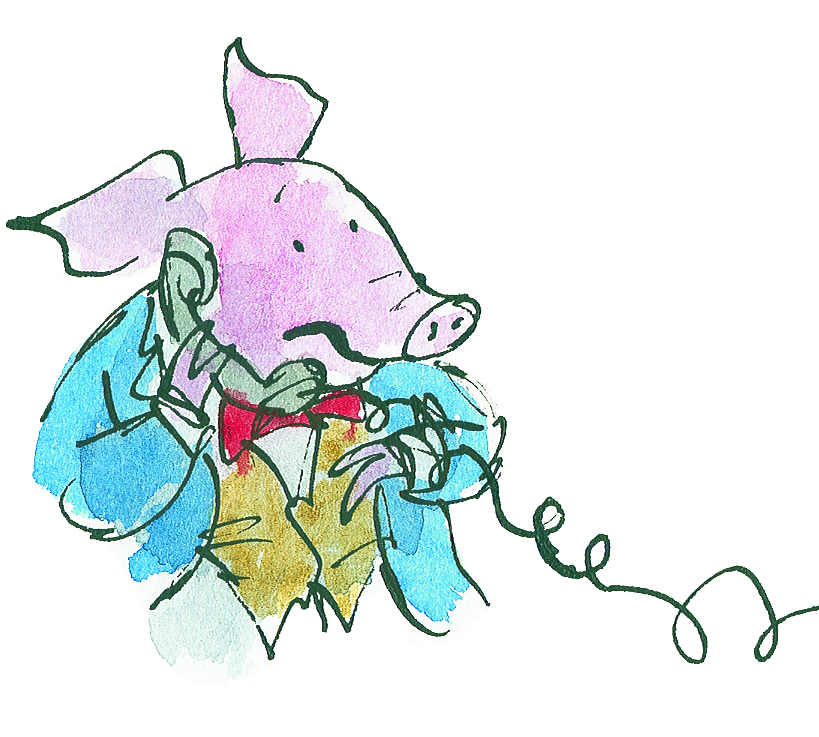 819x737 roald dahl's three little pigs