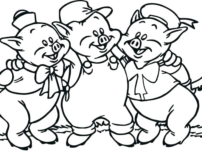 Three Little Pigs Drawing | Free download on ClipArtMag