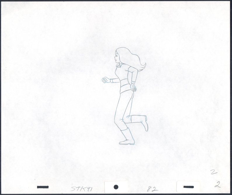 794x668 Clue Club Production Animation Cel Drawing Hanna Barbera Etsy
