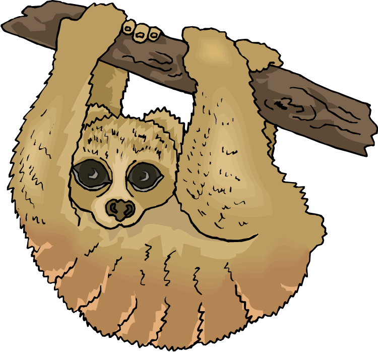 750x698 Free Sloth Clipart
