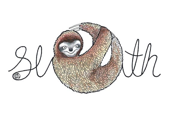 570x403 Items Similar To Sloth