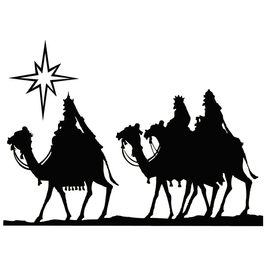 870x870 Three Wise Men Silhouette Christmas Printables Free Christmas