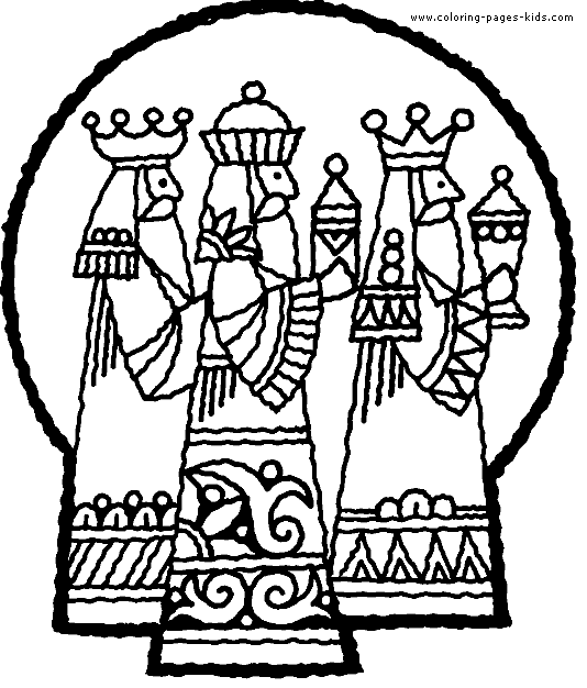 534x626 Wise Men Coloring