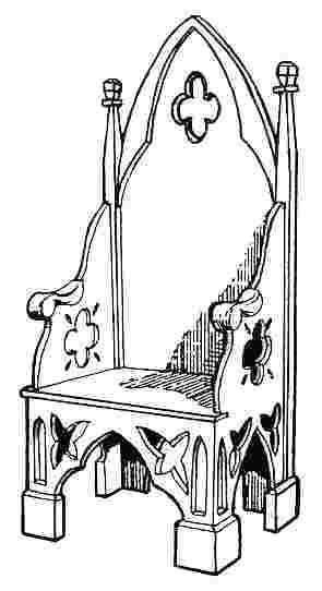 295x542 Medieval Gothic Furniture For Sale Painted Wooden Throne Chairs