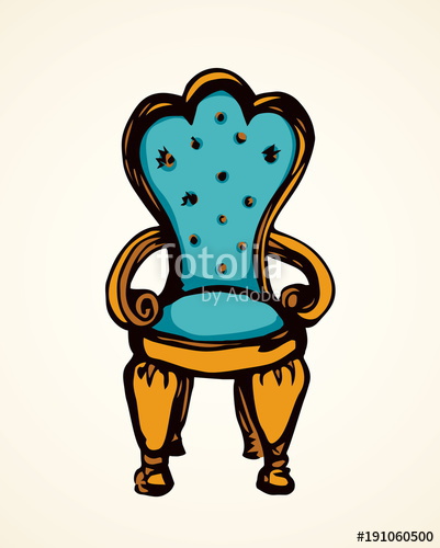 401x500 Throne Vector Drawing Stock Image And Royalty Free Vector