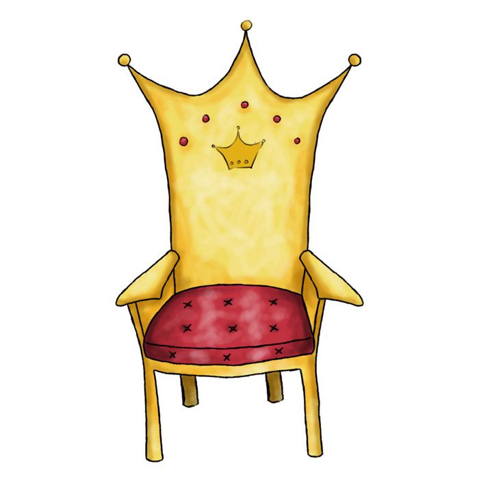 700x700 Thrones Chair Side View Illustrations For Fairytales And Stories