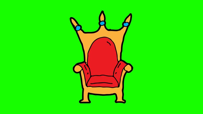 852x480 Kids Drawing Green Screen With Theme Of King's Throne