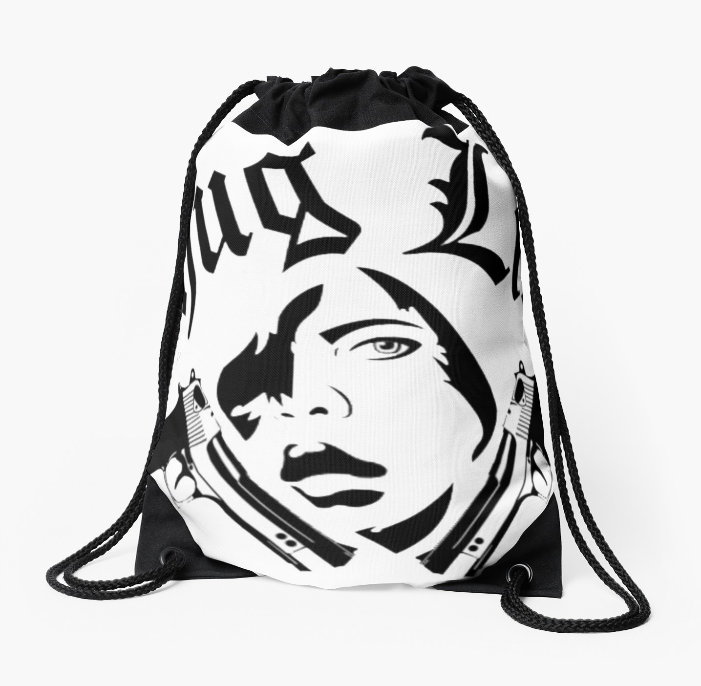 1435x1404 Thug Life Drawstring Bag