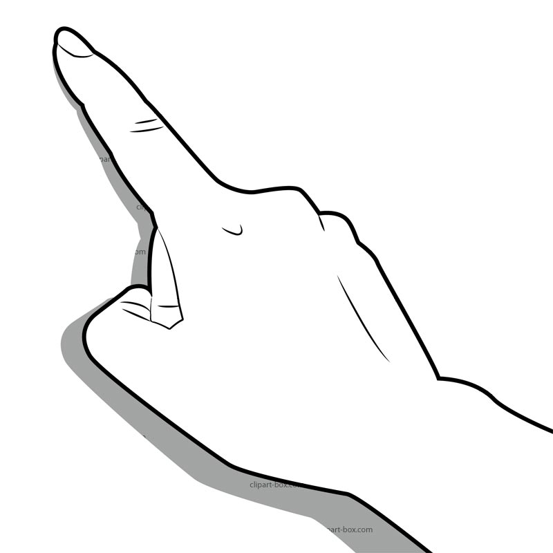 800x800 Middle Finger Drawing Clipart