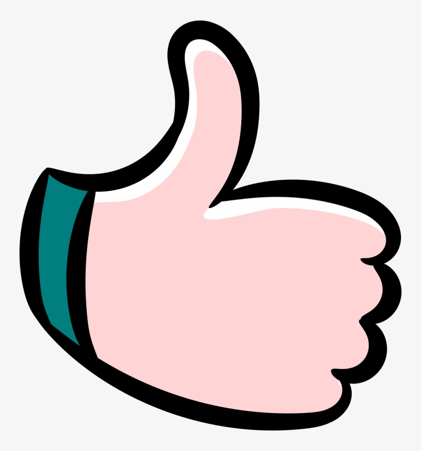 820x880 Thumb Signal Gesture Drawing Hand