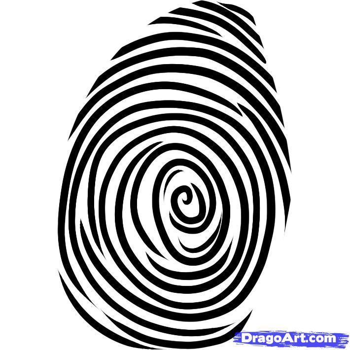 710x710 how to draw a fingerprint, fingerprint, step