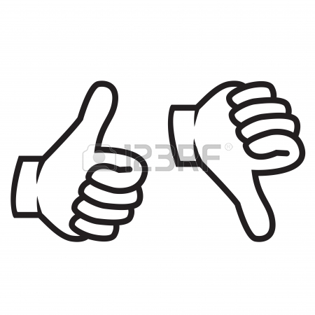 450x450 Thumbs Clipart Outline, Picture